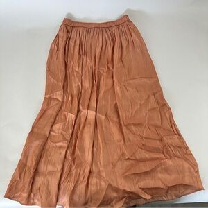Allie Rose Skirt Womens Medium Pink Long Lined